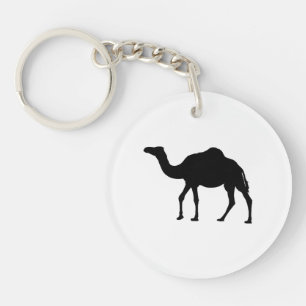 kameel Silhouet Sleutelhanger