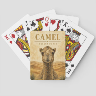 Kameel Woestijnduinen Wilde Dieren Pokerkaarten