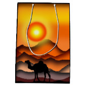 Kameelcadeautje Medium Cadeauzakje (Achterkant)
