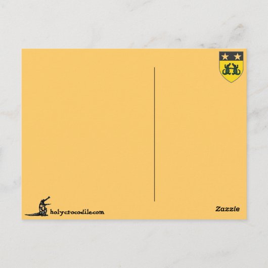 kameelkruising briefkaart (Achterkant)
