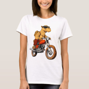 Kameelmotorrijders / Motorfiets Dromedaris T-shirt