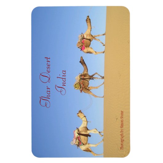 Kameeltrein, Thar Woestijnmagneet Magneet (Verticaal)