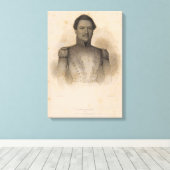 Kamehameha, Hawaii Canvas Afdruk (Insitu (Houten vloer))