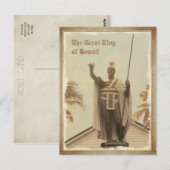Kamehameha I. Briefkaart (Voorkant / Achterkant)