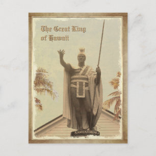 Kamehameha I. - The Great King of Hawaii Briefkaart