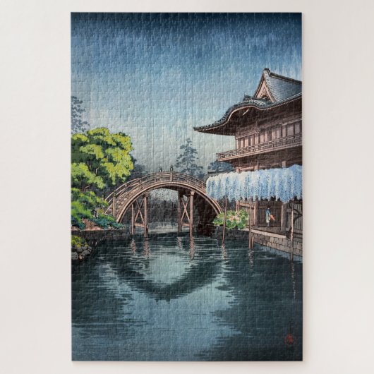 Kameido Tenmangu door Tsuchiya Koitsu Legpuzzel (Verticaal)