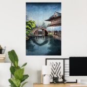 Kameido Tenmangu door Tsuchiya Koitsu Poster (Thuiskantoor)