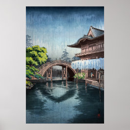 Kameido Tenmangu door Tsuchiya Koitsu Poster