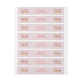 Kamelen, Apen Kunst Wrap Around Adresetiketten Omwikkelbaar Adreslabel (Vel)