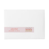 Kamelen, Apen Kunst Wrap Around Adresetiketten Omwikkelbaar Adreslabel (Voorkant)