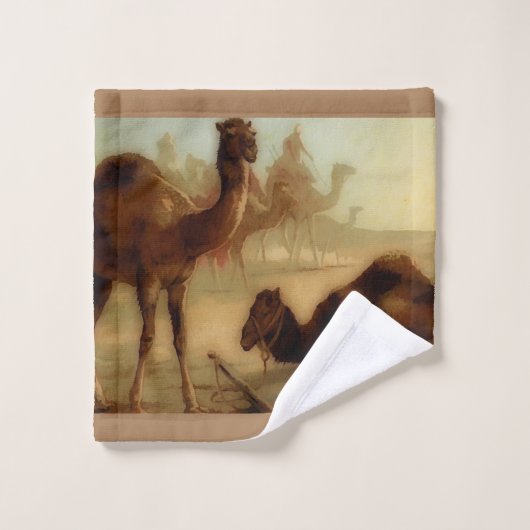 kamelen bad handdoek (Wasdoekje)