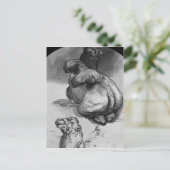 kamelen briefkaart (Staand voorkant)