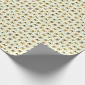 Kamelen Caravan Decoratief Naadloos Patroon Cadeaupapier (Hoek)