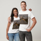Kamelen de roep van de berg, Tshirt (Unisex)