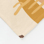 Kamelen Duinen Cactussen: Naadloze woestijn Fleece Deken (Hoek)