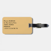 Kamelen in de woestijn van Oman Bagagelabel (Achterkant horizontaal)