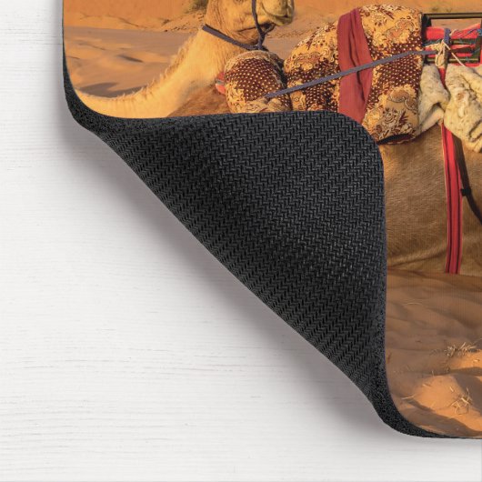 Kamelen in de woestijn van Oman Muismat (Hoek)