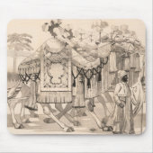 Kamelen lopen gekleed in kostuum muismat (Voorkant)