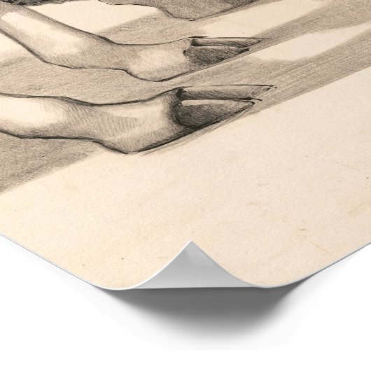 Kamelen lopen gekleed in kostuum poster (Hoek)