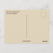 Kamelen met zout in Dancalia Ethiopië Briefkaart (Achterkant)