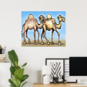 kamelen poster (Thuiskantoor)