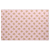 Kamelen Print stof roze (Fat Quarter)