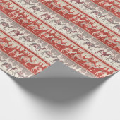 kamelen, treindruk en kamelenpatroon cadeaupapier (Hoek)