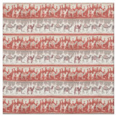  kamelen, treindruk en kamelenpatroon stof (Swatch)