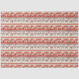  kamelen, treindruk en kamelenpatroon tissuepapier