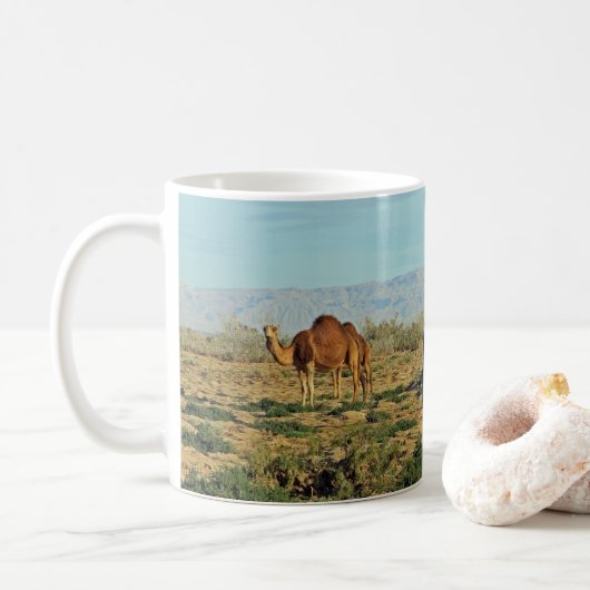 Kamelen, Tunesië Koffiemok (Met donut)