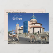 Kamelentrein in Keren Eritrea Briefkaart (Voorkant / Achterkant)
