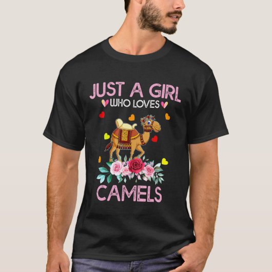 Kamelenvrouwen zijn gewoon een meisje dat van kame t-shirt (Voorkant)