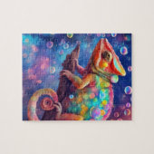 Kameleon 2 bubbels legpuzzel (Horizontaal)