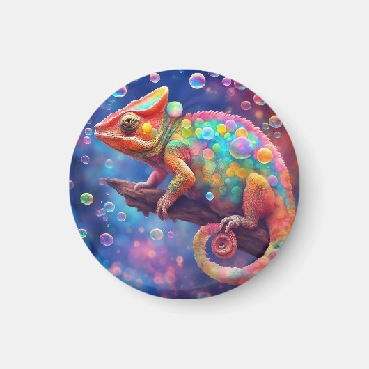 Kameleon 2 bubbels magneet (Voorkant)