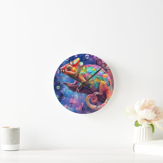 Kameleon 2 bubbels ronde klok (Huis)