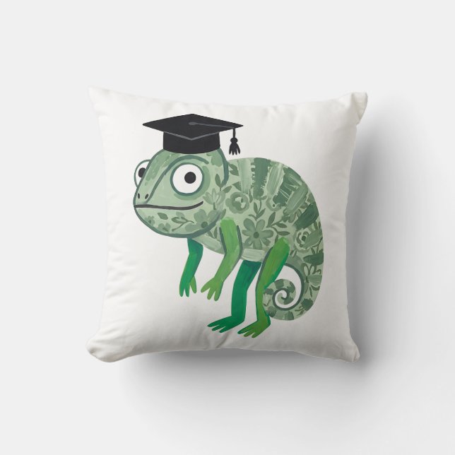 Kameleon Afstudeerbloem Worp Kussen (Voorkant)