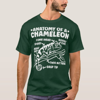 Kameleon Anatomie van een kameleon 1 T-shirt