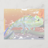 Kameleon briefkaart (Achterkant)