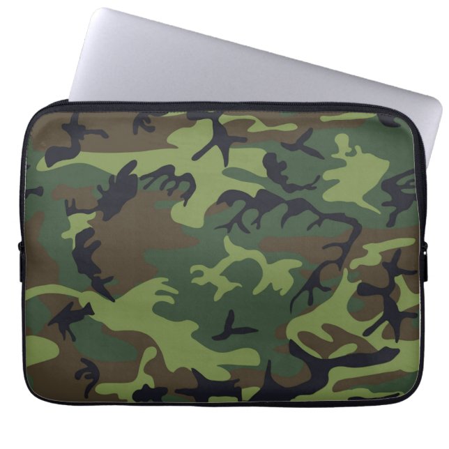 Kameleon Camo Laptop Sleeve (Voorkant)