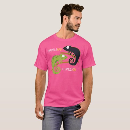 Kameleon Chameleoff I Reptile Lizard Terrarium Pe T-shirt (Voorkant volledig)