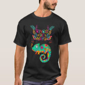 Kameleon Dier Cinco De Mayo 2022 Fiesta T-shirt (Voorkant)