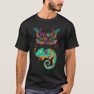 Kameleon Dier Cinco De Mayo 2022 Fiesta T-shirt