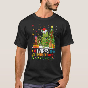 Kameleon Dier   Gelukkige Kameleon Hellothanksmas T-shirt