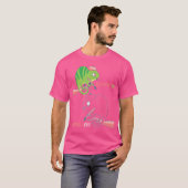 Kameleon Dier met kleuren Grappige Cham T-shirt (Voorkant volledig)