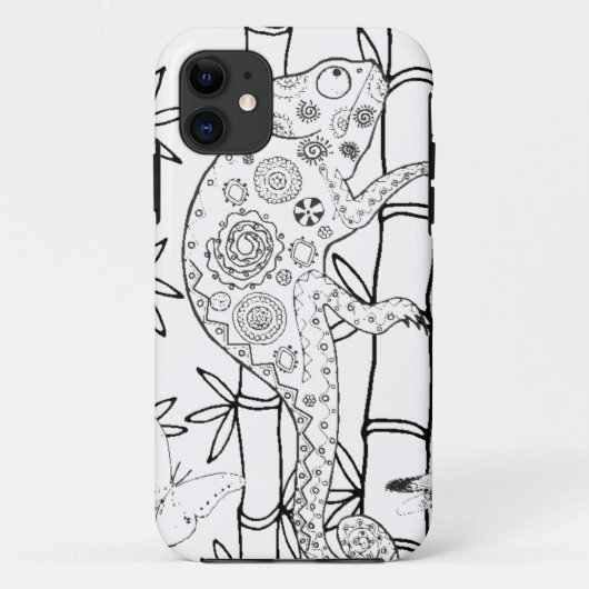 Kameleon Doodle Case-Mate iPhone Case (Achterkant)