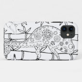 Kameleon Doodle Case-Mate iPhone Case (Achterkant (horizontaal))