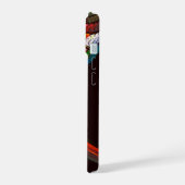 Kameleon Fractale Abstracte Kunst in Levendige Bew iPhone 15 Case (Linkerkant)