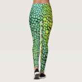 Kameleon Gele Groene Huidbroek & Leggings (Achterkant)