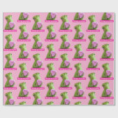 Kameleon Hart (Luv U) Cadeaupapier (Vlak)