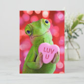 Kameleon Hart (Luv U) Kaart (Staand voorkant)